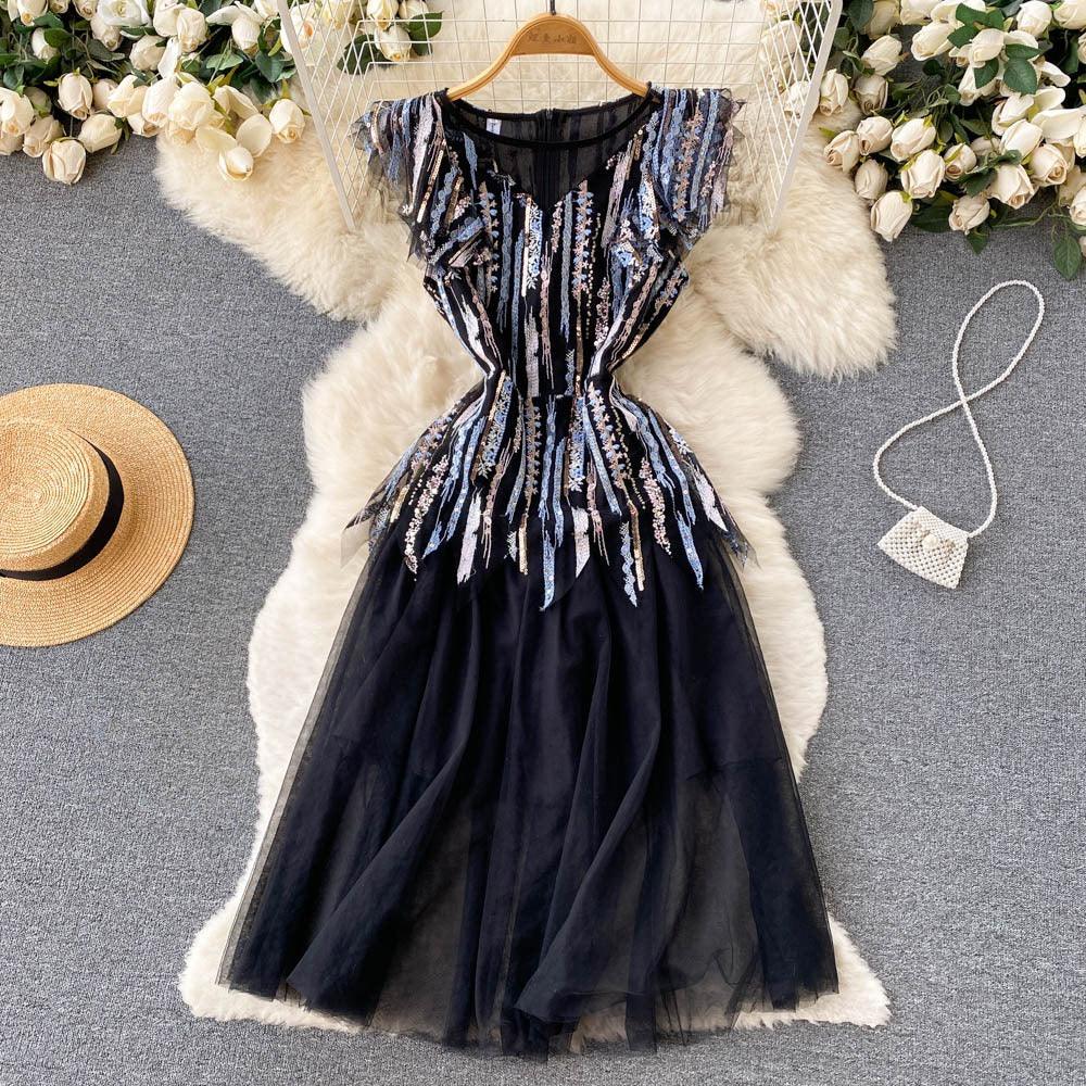 Naomi Embroidery V Neck High Quality Dress - 24th Spoke Naomi Embroidery V Neck High Quality Dress - 24th Spoke