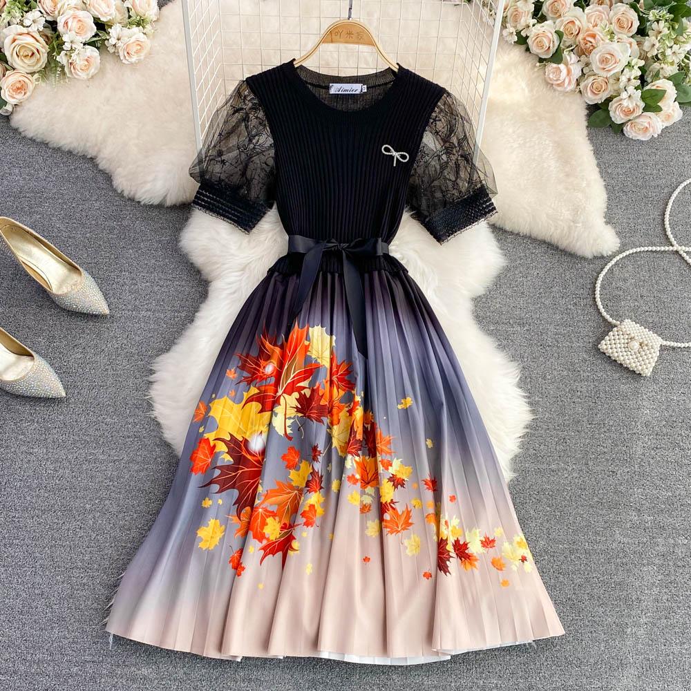 Eliza Summer Bubble Pleated Birthday Dress - 24th Spoke Eliza Summer Bubble Pleated Birthday Dress - 24th Spoke