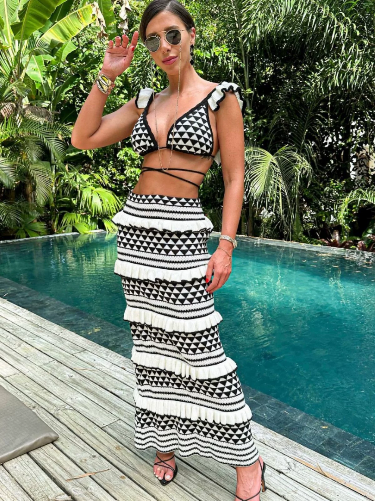 2024 New Fashion Sleeveless Women's Clothing European and American Style Foreign Trade