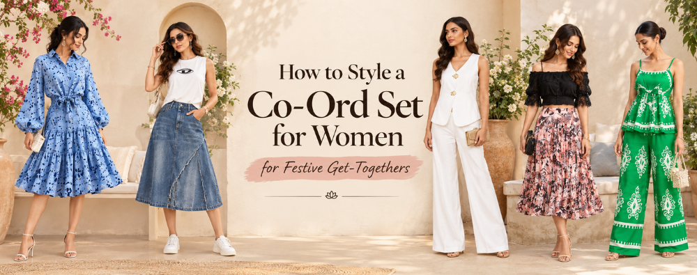 How to Style a Co-Ord Set for Women for Festive Get-Togethers