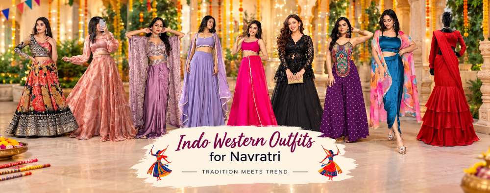 Indo Western Outfits for Navratri That Mix Tradition with Trend