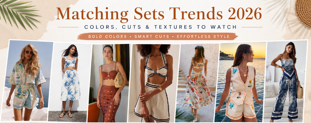 Matching Sets Trends 2026: Colors, Cuts & Textures to Watch