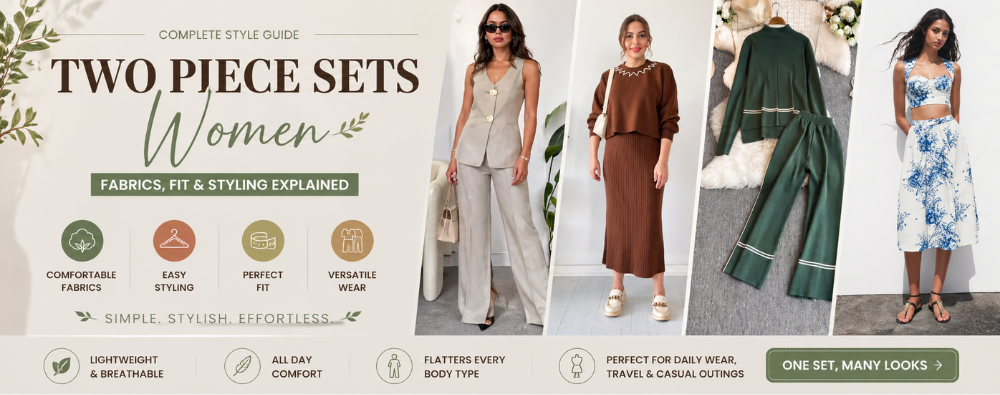 Two Piece Sets Women: Complete Style Guide, Fabrics, and Fit Explained