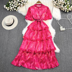 Adele Summer Tie Dye A Line Dress - 24th Spoke