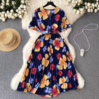 Serena Summer Printed Dress - 24th Spoke