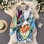 Sonam Bajwa Summer Puff Sleeve Dress - 24th Spoke