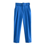 Ananya Zara Trouser With Belt - 24th Spoke
