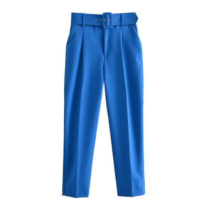 Ananya Zara Trouser With Belt - 24th Spoke