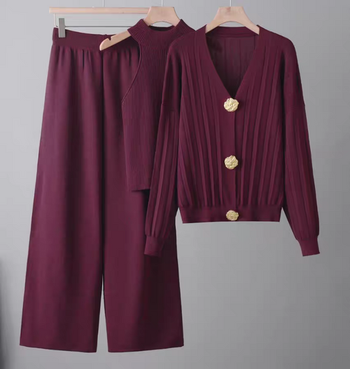 Eva Winter Three Piece Coord Set