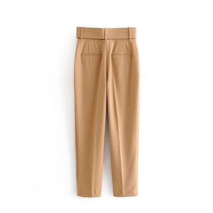 Ananya Zara Trouser With Belt - 24th Spoke