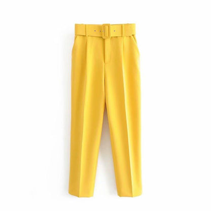 Ananya Zara Trouser With Belt - 24th Spoke