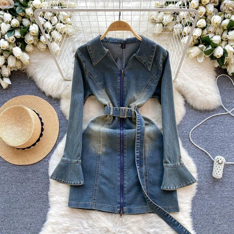 Jennifer Denim Dress - 24th Spoke