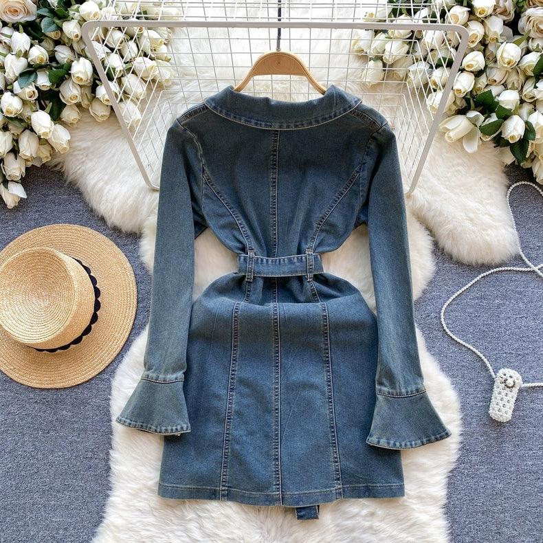 Jennifer Denim Dress - 24th Spoke