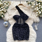 Alexis Party Wear Sequin Dress - 24th Spoke