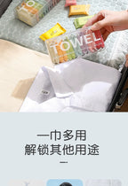 "Compressed Disposable Cotton Towels - Portable & Thickened Travel Pack for Face, Bath & Hotel Use"