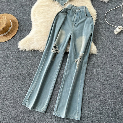 Eliza Summer Denim Jean Set