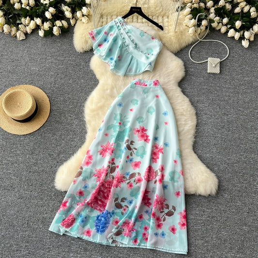 Megan Summer Holiday Dress Set