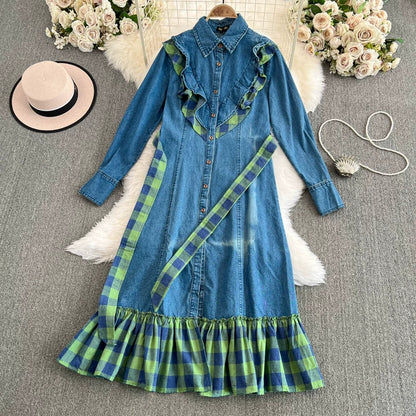 Marie Winter Retro Denim Dress