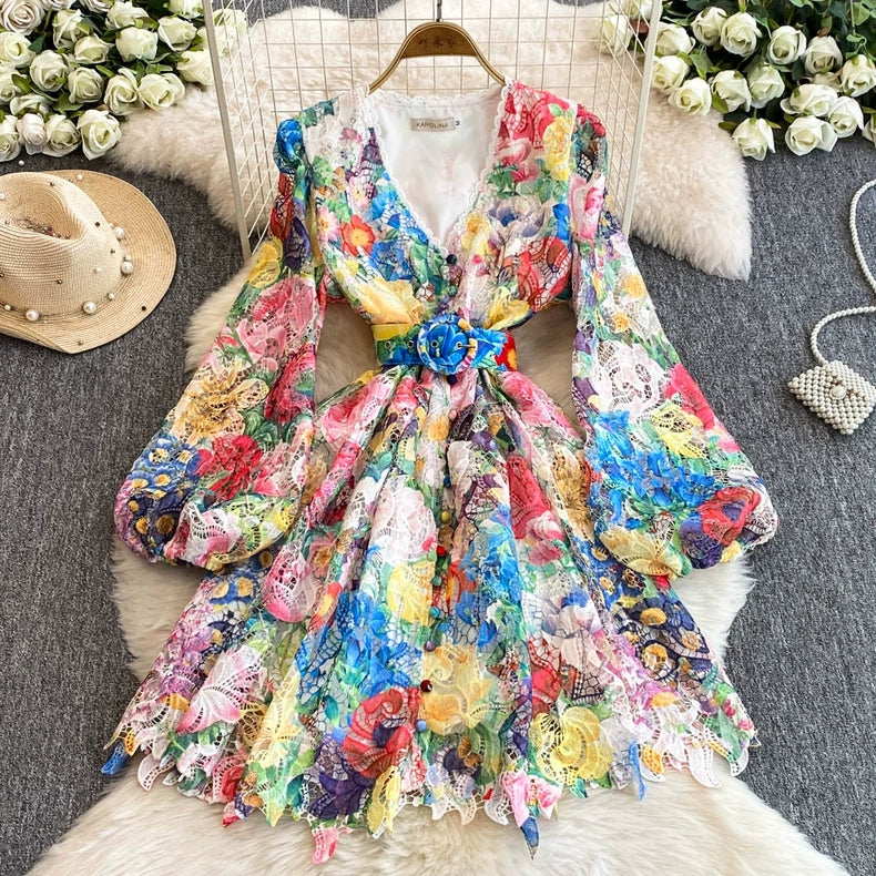 Bianca Valentine Swing Print Dress - 24th Spoke