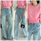 Ashley Pearl Pocket Straight Jeans - 24th Spoke