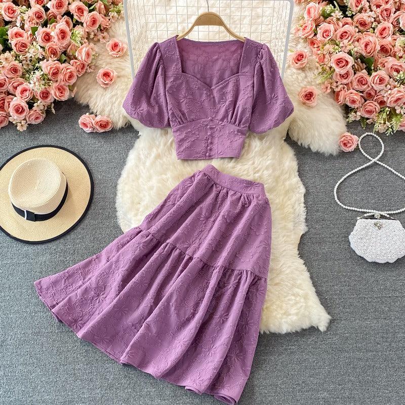 Amber Summer Two Piece Set Dress - 24th Spoke