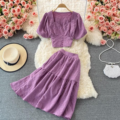 Amber Summer Two Piece Set Dress - 24th Spoke