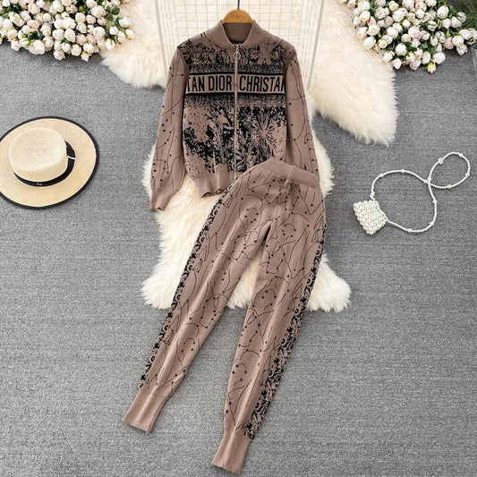 Dior Winter Two piece Knitted Set - 24th Spoke