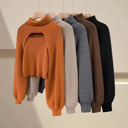 Emma Turtle Neck Two Piece Sweater - 24th Spoke