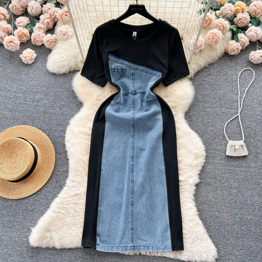 Alycia Summer Denim Dress - 24th Spoke