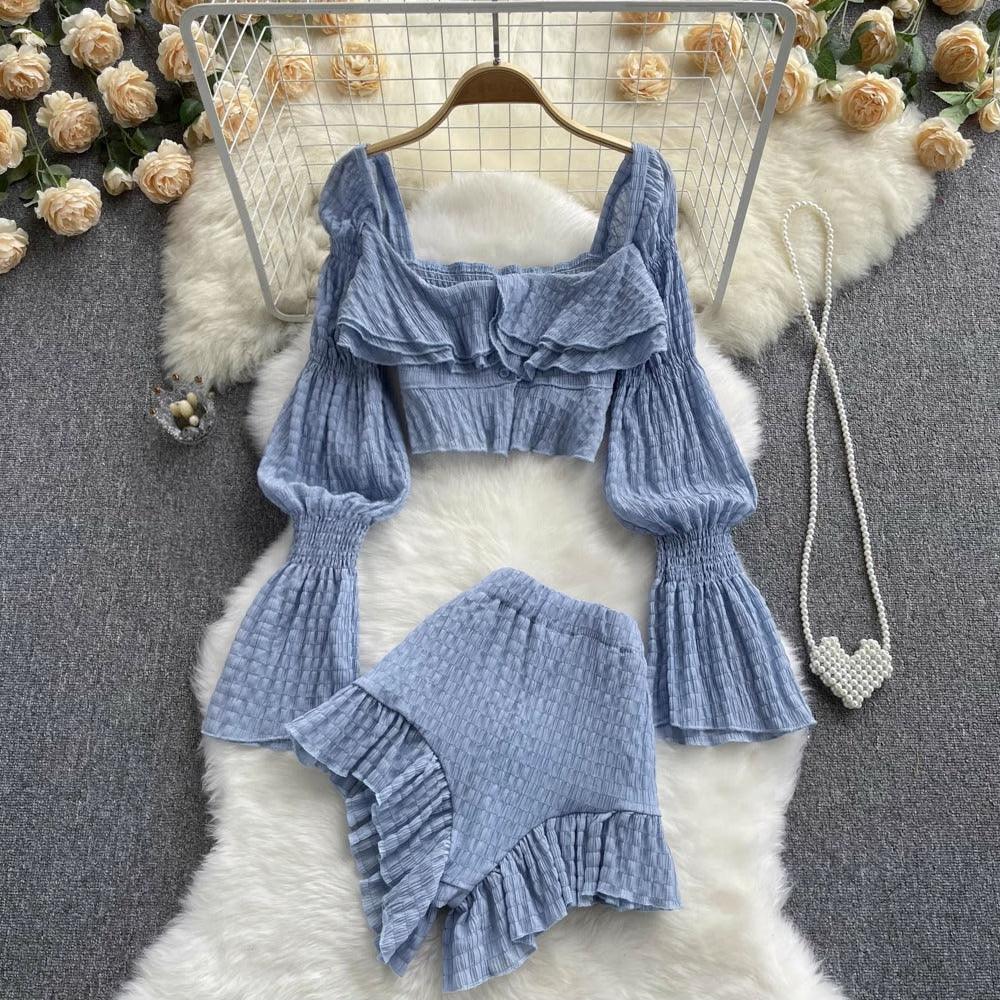 Alison Ruffle Two Piece Set - 24th Spoke