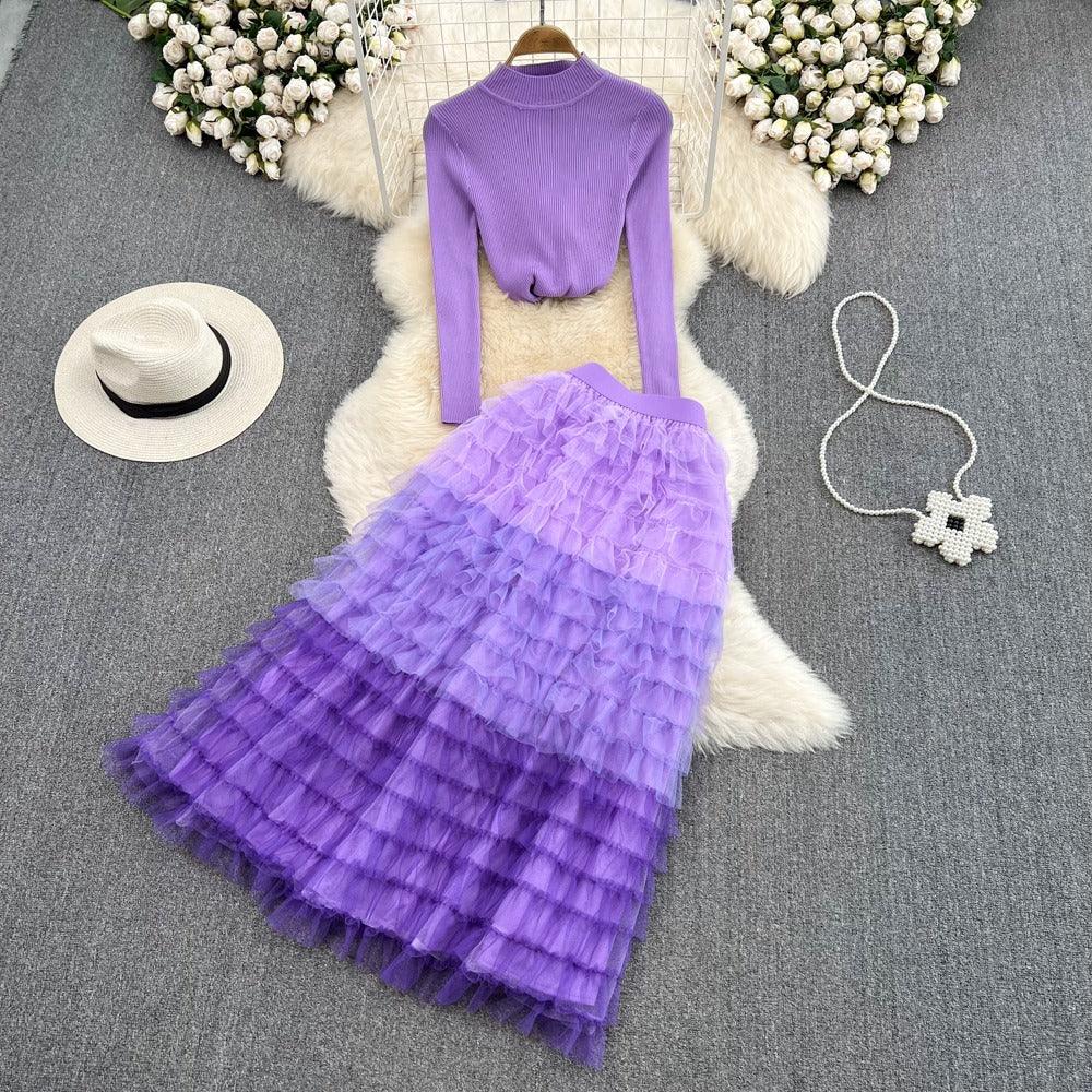 Courtney Two Piece Cake Puff Dress