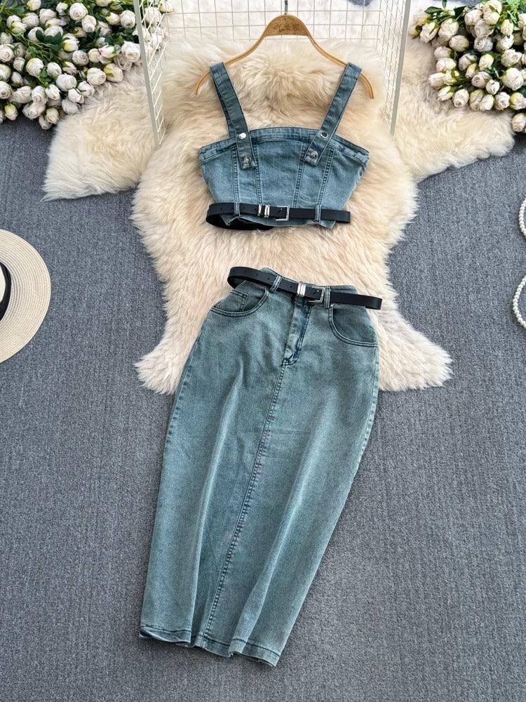 Elizabeth Denim Set - 24th Spoke