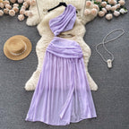 Aidra Trending Chiffon Dress - 24th Spoke