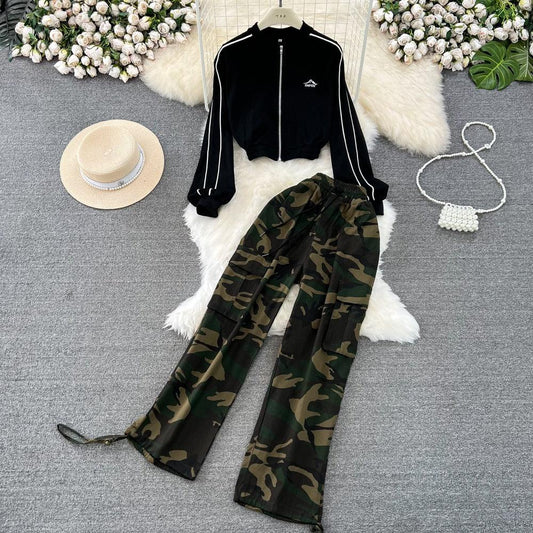 Natasha Army Two Piece Set - 24th Spoke