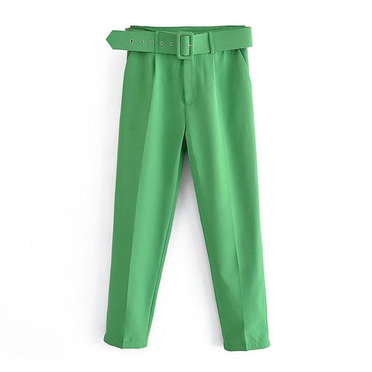 Ananya Zara Trouser With Belt - 24th Spoke