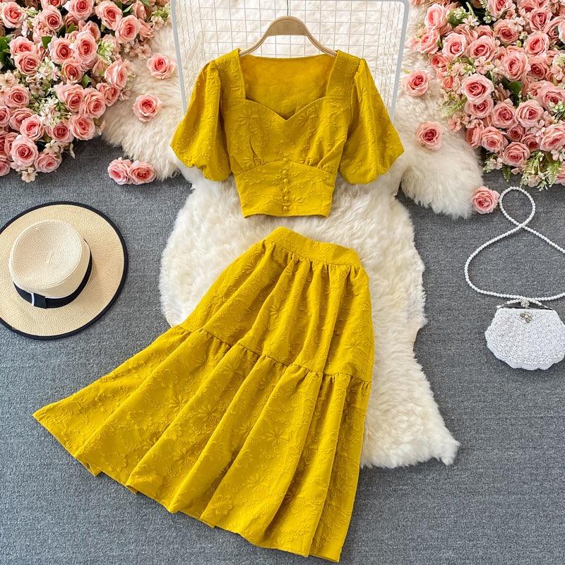 Amber Summer Two Piece Set Dress - 24th Spoke