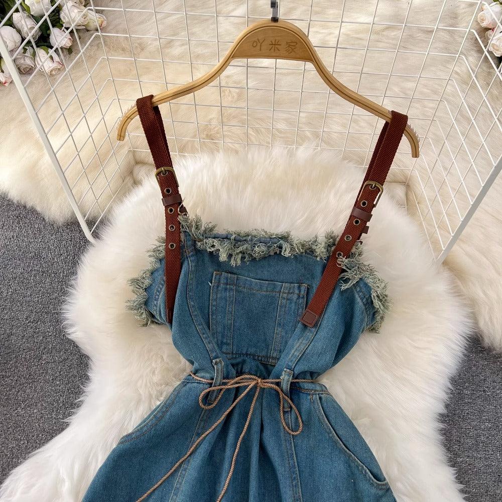 Aria Summer Denim Dress - 24th Spoke