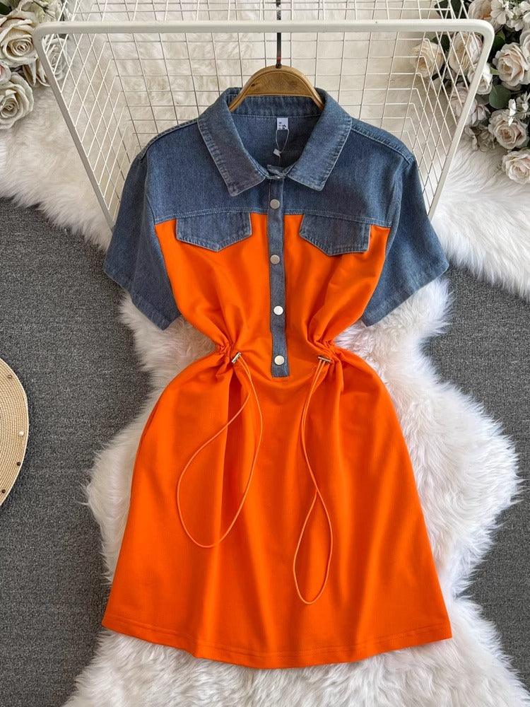 Kathleen Summer Denim Dress - 24th Spoke