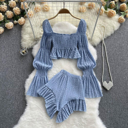 Alison Ruffle Two Piece Set - 24th Spoke