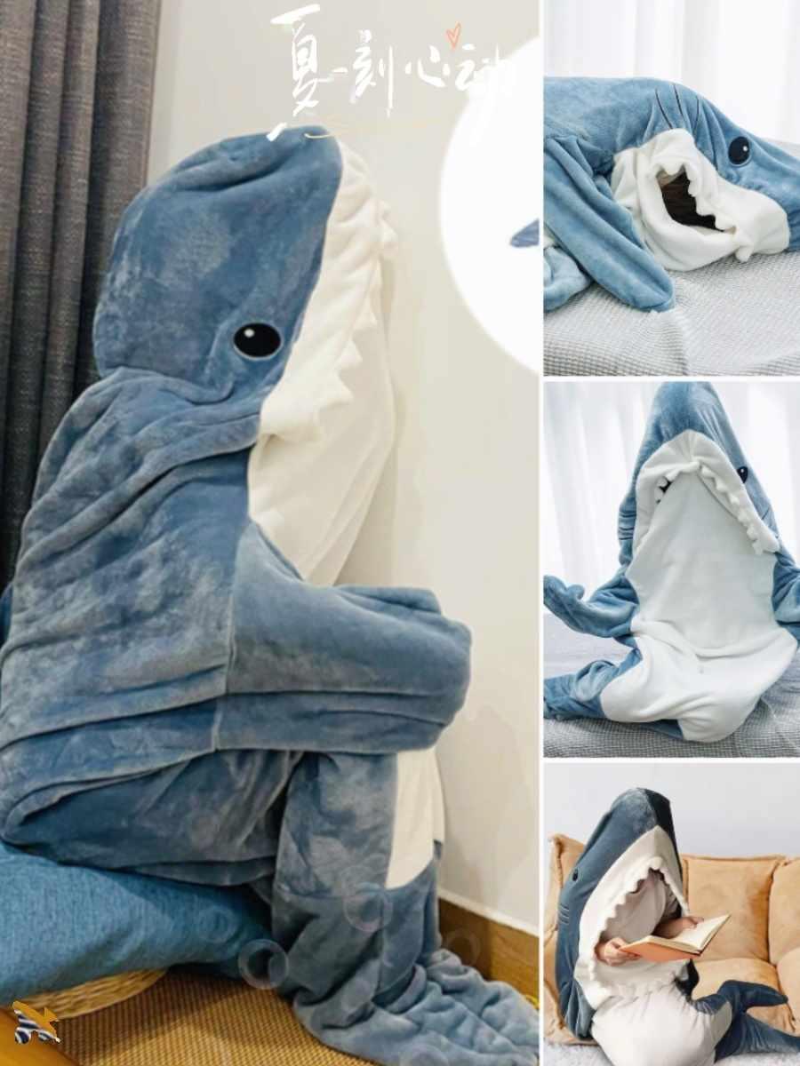 Shark Hooded Blanket In India - 24th Spoke