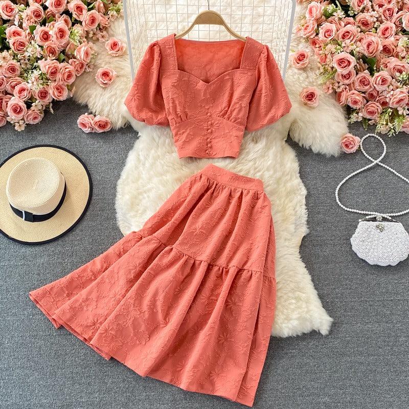 Amber Summer Two Piece Set Dress - 24th Spoke