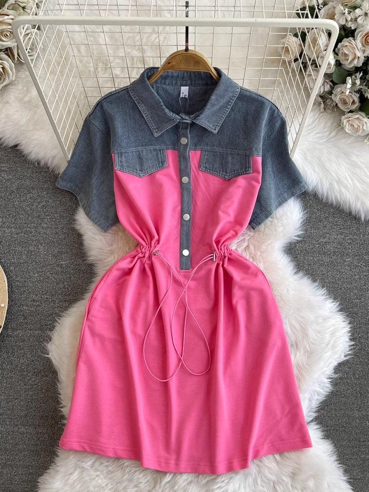 Kathleen Summer Denim Dress - 24th Spoke