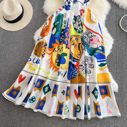 Lily Summer Printed Dress - 24th Spoke