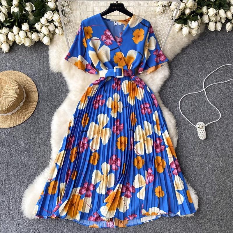 Serena Summer Printed Dress - 24th Spoke