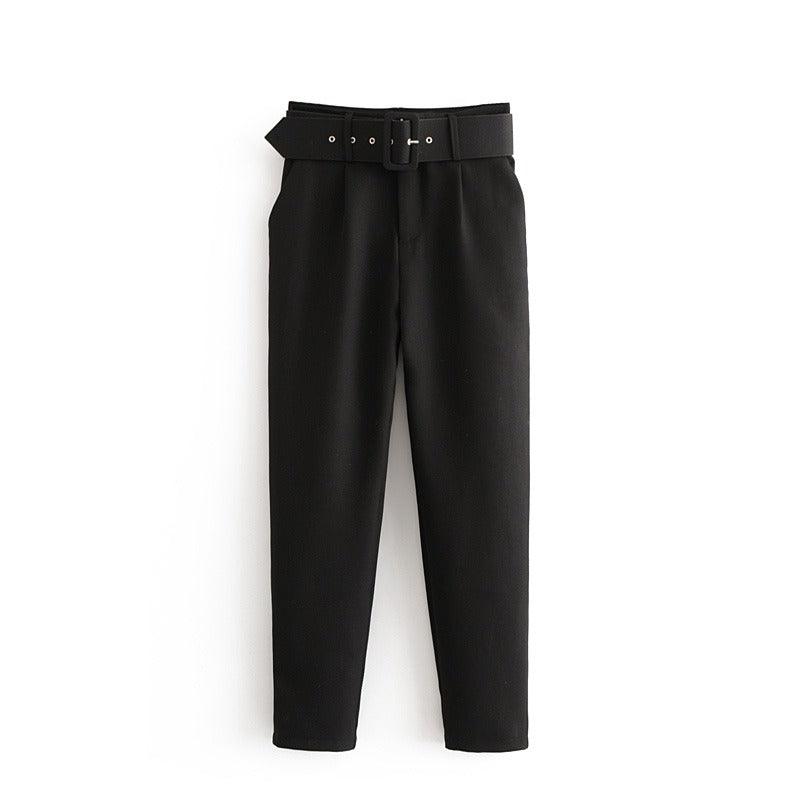 Ananya Zara Trouser With Belt - 24th Spoke