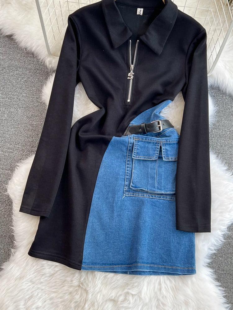 Margot Denim Dress - 24th Spoke