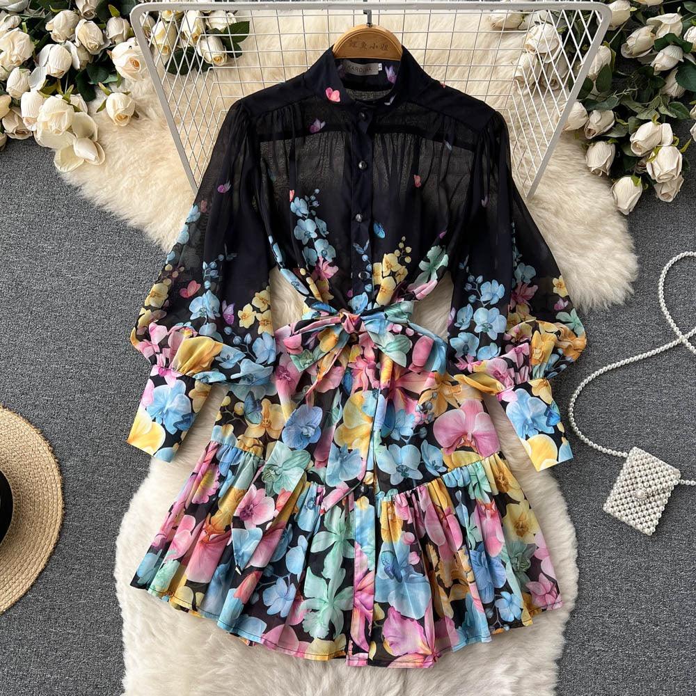 Saoirse Summer Fairy Dress - 24th Spoke 2Xl / Black Saoirse Summer Fairy Dress - 24th Spoke 2Xl / Black