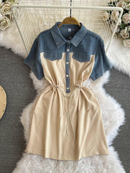 Kathleen Summer Denim Dress - 24th Spoke