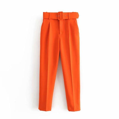 Ananya Zara Trouser With Belt - 24th Spoke