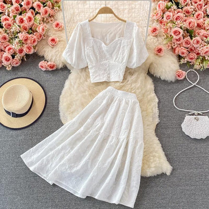 Amber Summer Two Piece Set Dress - 24th Spoke